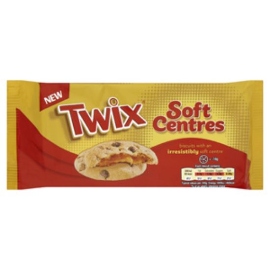 Picture of Twix Caramel Centre Big Cookies 144g x8